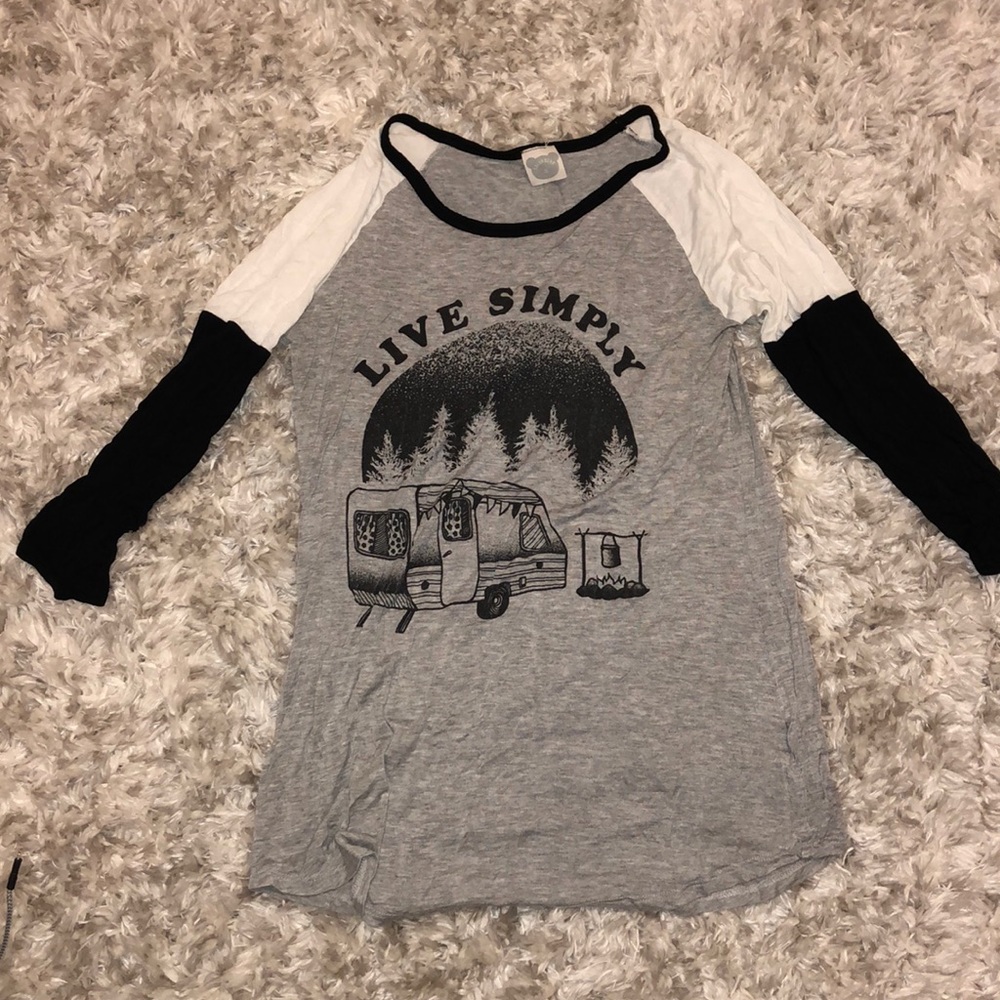 “Live Simply” top